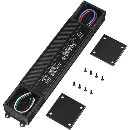 EMITEVER 96W Triac Dimmable LED Driver, 100-277VAC to 24VDC Dimmable Power Supply,Waterproof IP67 Transformer for Indoor Outdoor LED Lights,Compatible with Lutron and Leviton Dimmers,Class 2,UL Listed