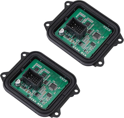 Hiolpen 63117182396 2pcs Adaptive Headlight Drive Control Unit Lighting Module Compatible With for B-MW 328i 328i xDrive 328xi 335d 335i 335i xDrive 335is 335xi M3 X5 X6 Z4