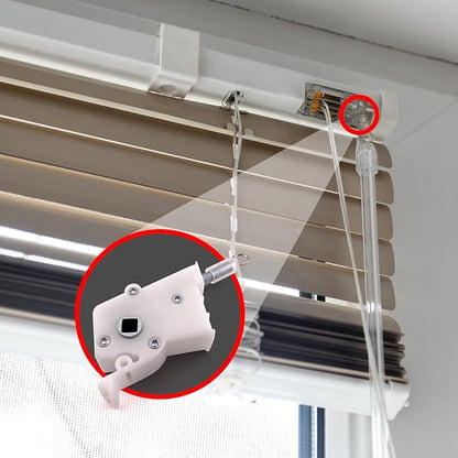 Amazing Drapery Hardware High Profile Wand Tilt Control 2ct - 1/4” Square Hole Heavy Duty Metal Mechanism for 2" Horizontal Blinds