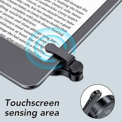 Remote Control Page Turner for Kindle Paperwhite Oasis Kobo eReaders,Kindle Clicker Page Turner Accessories for iPhone,iPad, Android Tablets Reading Novels,Camera Video Record&Shutter Selfie (Black)