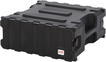 Gator Cases Pro Series Rotationally Molded 4U Rack Case with Standard 19" Depth, Made in USA (G-PRO-4U-19)