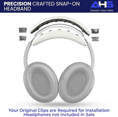 Replacement QC Ear Pad and Headband Pad Kit Cushion. Compatible with Bose QuietComfort (2023) QC45 QC35 QC35 II QC SC QC SE Wireless Noise Cancelling Headphones (White)