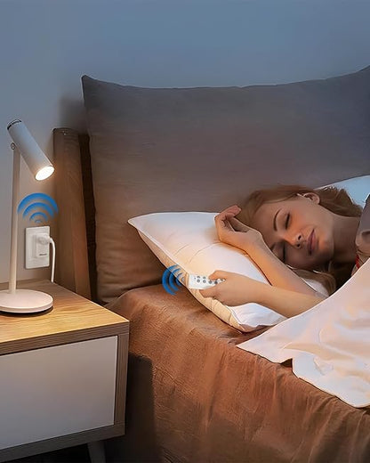Remote Control Outlet, WILAWELS Wireless Remote Light Switch, Programmable Electrical Outlet Switch for Lamp, Light, Fan, Appliance, 100ft RF Range, FCC Listed, 2 Remotes + 5 Outlets W02RC2506