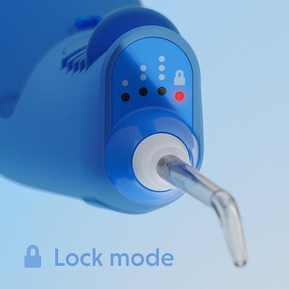 Ordo Water Flossers for Teeth, Cordless IPX7 Waterproof Oral Irrigator, 3 Pressure Settings, Portable, Rechargeable Electric Sonic Flosser, Dental Professional Recommended, Arctic Blue