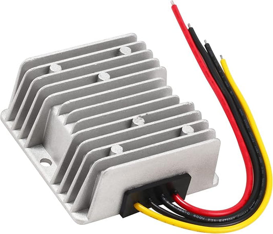 MGGi DC/DC 8V-40V Step Up Step Down to 13.8V 10A 138W, Boost Converter Voltage Regulator, Power Adapter Voltage Booster, Reducer Waterproof Module Transformer for Golf Cart Club Car Truck Vehicle