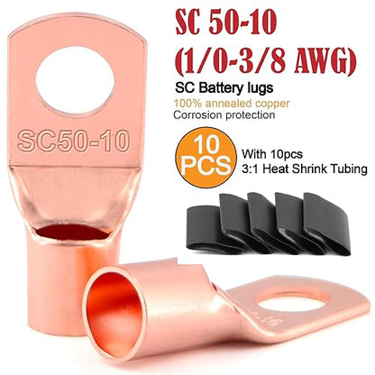 1/0 Gauge Wire Copper Clad Aluminum CCA (20Ft Each Black/Red) Primary Automotive Wire,1Pcs 250A ANL Fuse Holder,Battery Cable for Car Audio Speaker,Solar,RV Trailer Amp Wiring