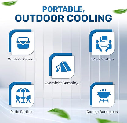 Hessaire MC61M 5,300 CFM 3-Speed Portable Evaporative Cooler