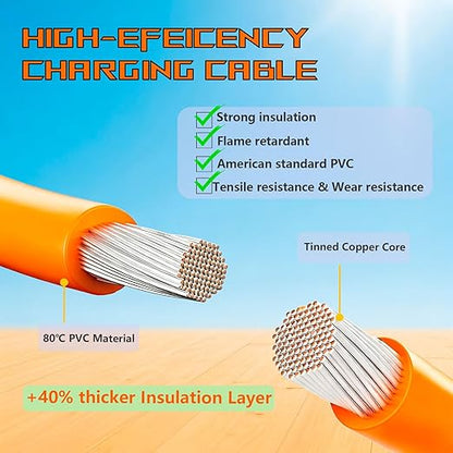 iHaospace XT60 to Solar Connector Cable 10FT/16.4FT/25FT 12AWG,XT60 Extension Cable for ECOFLOW River and Delta Series BLUETTI EB55 Power Station Solar Panel (16.4FT/5M)