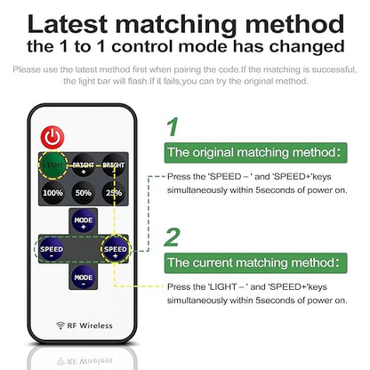 RF Mini Wireless LED Remote Controller for Single Color 3528 5050 COB LED Strip Lights,Wireless LED Control with DC Connector,RF Dimmer Switch for DC 5-24V LED Ribbon Led Shelf Lights Cabinet