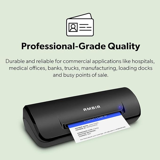 Ambir ImageScan Pro 687-AS Duplex Card Scanner for Windows PC and MAC