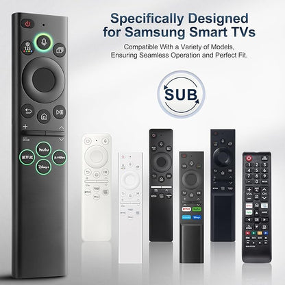 for Samsung-Smart-TV-Remote-Control-Replacement,Remote for 2019 2025 Samsung Frame Curved Crystal Smart TVs, with Voice Control