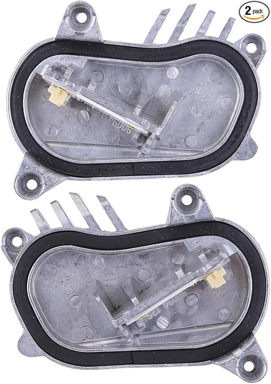 Hiolpen 2PCS Yellow DRL Headlight LED Boards Left & Right Angel Eyes Module Compatible with F80 M3 F32 F82 M4 2018-2020 Daytime Running Lights Control Module Unit Replaces 63117493227 63117493228