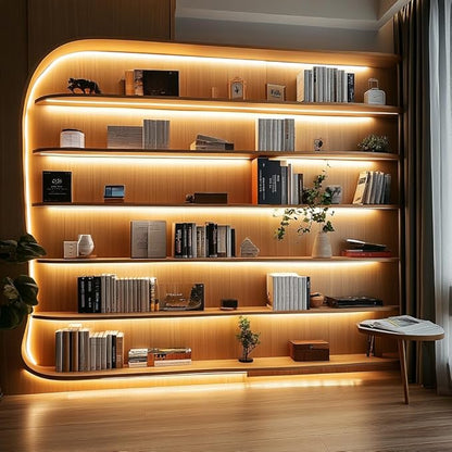 UVTaoYuan Short Led Strip Lights 5V USB LEDs Display Cabinet Lighting USB 8mm Small COB LED Strip Light 4000K Warm White Not Dimmable Flexible led for Home DIY TV Lights Indoor Use (3.28FT /1M)