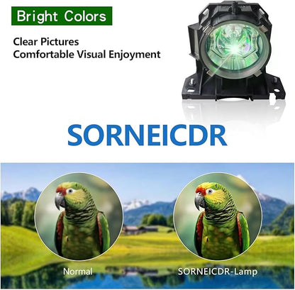 SORNEICDR DT00873/SP LAMP-046 Replacement Projector Lamp Bulb Compatible with Hitachi CP-SX635 CP-WUX645 CP-WUX645N CP-WX625 CP-WX625W CP-WX645 CP-X809 INFOCUS IN5104 IN5108 IN5110 Projectors
