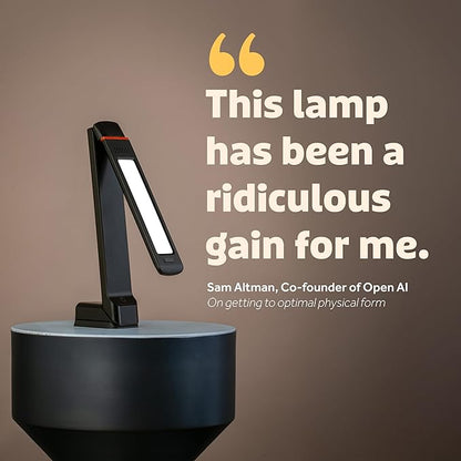 Circadian Optics Lumos 2.0 Bright Light Therapy Desk Lamp | As Seen On Shark Tank | Ultra Powerful 10,000 LUX Brightness | 5500K Color Mimics Noon Day Sun | Improve Your Mood, Sleep, Energy & Focus