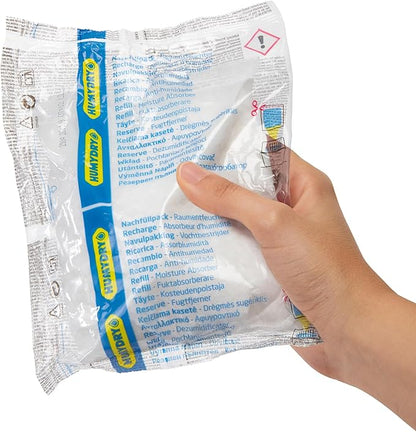 HUMYDRY Moisture Absorbers Refills for 8.8 Oz Dehumidifier, Pack of 6 Unscented Humidity Absorber Bags, Non Electric Refill Pack for Closets Bedrooms Bathrooms Laundry Rooms and Small Enclosed Spaces