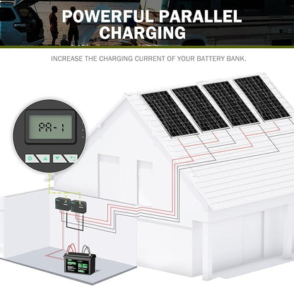 HQST 6.6ft RS485 Parallel Charge Connection Cable for Wiring Two MPPT Solar Charge Controllers to Increase Charging Current for Battery Bank
