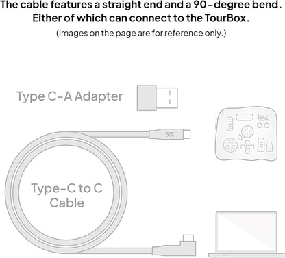 TourBox NEO - Customizable Editing Controller, Photo Color Grading Illustration Speed Editor, Intuitive Control Boost Productivity, Programmable Keyboard for Adobe CSP and More, Works with Mac/PC