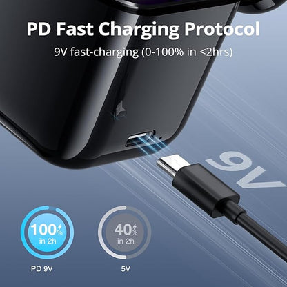 POWEROWL 2Pack for Insta 360 X5 Battery and Charger Kit, 2800mAh Batteries for Insta360 X5 with 2 Battery Storage Case and Dual Fast Battery Charger for Insta360 X5