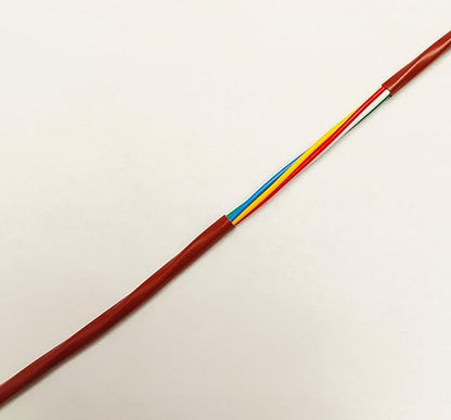 Eastwire 18/5 250ft Thermostat Wire- Brown - Solid Copper 18 Gauge, 5 Conductors - CL2 (ETL Listed) - Residential, Commercial and Industrial Rated (18/5, 250ft)