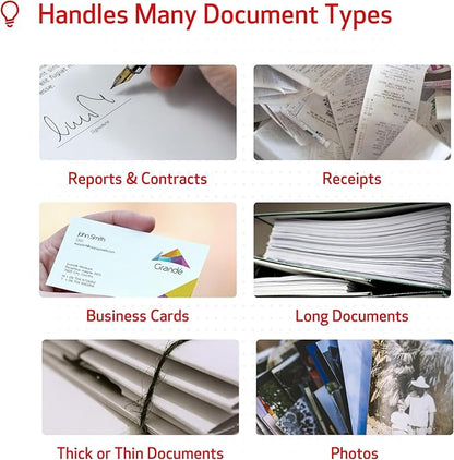 Canon imageFORMULA R40 - Office Document Scanner, Windows and Mac, Duplex Scanning, Easy Setup, Scans a Wide Variety of Documents, Scans to Cloud