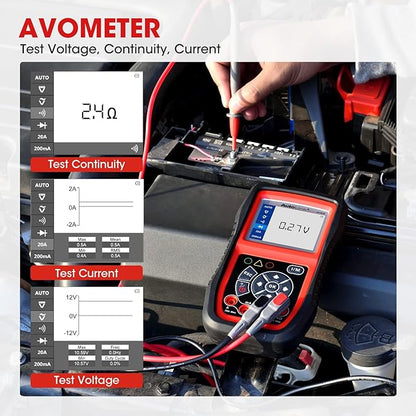 Autel AL539B OBD2 Scanner, 3-in-1 Code Reader Battery Tester Avometer for 12 Volts Batteries, Full OBDII Diagnosis and Circuit Starting & Charging Systems Test, All Enhanced Ver. of AL519 AL539
