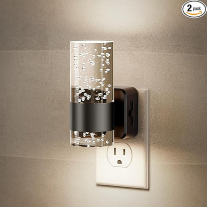 JandCase Night Light, Night Lights Plug into Wall,LED Nightlight with Adjustable Brightness, 5000K，Automatic Night Light Plug in with Auto Light Sensor for Bathroom Hallway Room Decor