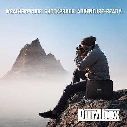 All Weather Hard Case 18 x 14 x 6” - TSA Approved Hard Shell Travel Case with Customizable Foam for Cameras, Lenses, Laptops, Electronics, Guns, Pistols and Other Gear