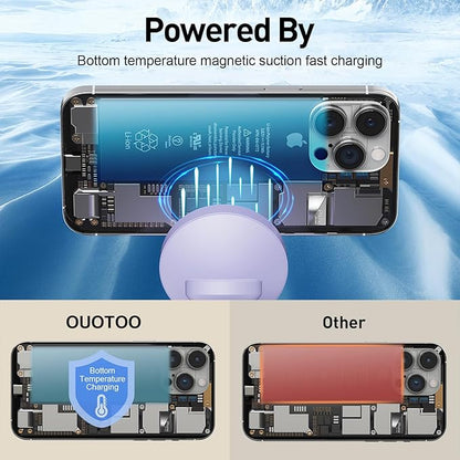 2025 3 in 1 Charging Station Compatible with Magsafe Charger Wireless Charger Stand for iPhone16 15 14 13 12 Series Wireless Charging Station for AirPods Wireless Charging Stand for iWatch Series