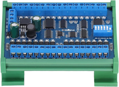 16 Input 16 Output Expansion Board RS485 16 Channel Remote Control Switch Module DC 6.5‑30V for PLC IO Smart Home Automation