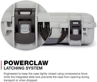 Nanuk 910 Waterproof Hard Case with Foam Insert - Silver