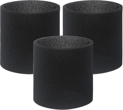 DFD 3 Pcs 90585 Foam Sleeve Filter Replacement Compatiable with Genie Shop Wet Dry Vacuums & for Shop Vac for Vacmaster, VF2001 Foam Replacements Filters for Wet Dry Vacuum Cleaner