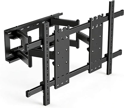 HILLPORT 98 100 TV Wall Mount 70 to 120 inch Heavy Duty Large Screen Full Motion Bracket, with Swivel and Tilt, up to 287 Lbs, Max VESA 1000x600mm, Black, DY1000