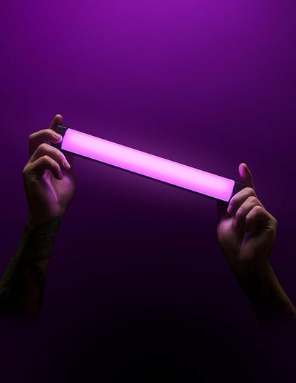 Lume Cube RGB Tube Light Mini for Photo & Video | RGBWW Full Color Tube Light | Bluetooth App Controlled | Millions of Colors | Aluminum Durable Design | 97+ CRI