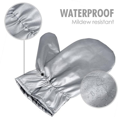 Tingtio Garment Steamer Ironing Gloves Flexible Anti Steam Mitt Heat Resistant Waterproof Protective Ironing Glove for Steaming Clothes -1 Pair