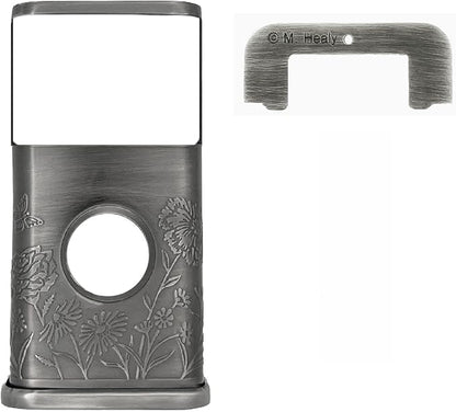 Garden Video Doorbell Cover (Compatible with Ring Battery Doorbell - 2024 Release) (Antique Pewter)