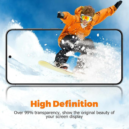 2 Pack Matte Glass Screen Protector for Samsung Galaxy S24 Ultra 5G(6.8 inch), Anti-Glare & Anti-Fingerprint Case Friendly Tempered Glass Film, Bubble Free,Fingerprint unlock,HD Clear,Smooth as Silk