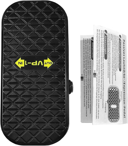 Btuty Volume Expression Pedal Expression EXP & Passive Volume 2-in-1 Dual Control Guitar Effects Pedal Silent Buffer Metal Chassis Stereo Interface for Guitar Bass