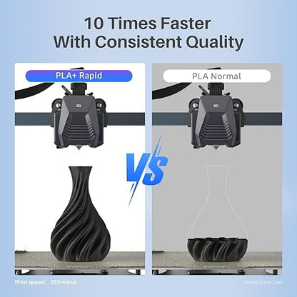 ELEGOO 250g Rapid PLA Plus Filament 1.75mm Bundle, 8 Colors PLA+ 3D Printer Filament 30-600 mm/s High Speed Printing, Dimensional Accuracy +/- 0.02 mm 8 Pack 250g Spool