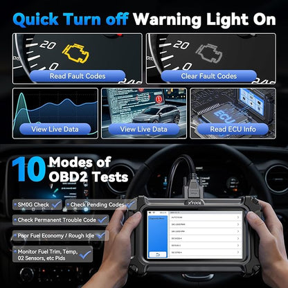 XTOOL D5S OBD2 Scanner - 2026 Code Reader for Cars & Trucks with 16 Resets, Crank Sensor Relearn, Throttle Relearn, EPB, FCA AutoAuth, CAN FD for GM, Engine ABS SRS Transmission Car Diagnostic Tool