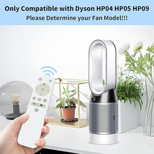LUNOAOA Upgrade Glowing Remote Control Replacement No Setup for Dyson HP04 HP05 HP09 Pure Hot + Cool Heater Fan Air Purifying/Heater with Magnetic