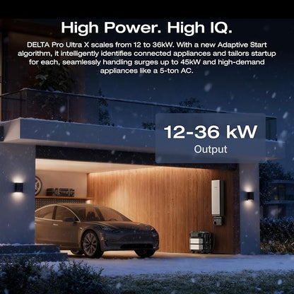 EF ECOFLOW Extra Battery for Delta Pro Ultra X, Expandable to 180kWh, Lifepo4 Battery for Home Backupm & Emergency