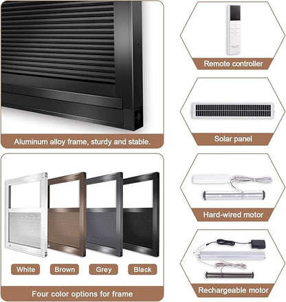 LEXEN Smart Bottom Up Honeycomb Shades - WiFi Enabled Motorized Cellular Blinds Compatible with Alexa/Google Home Easy Install Blackout Honeycomb Blinds with Aluminum Frame Customize Size-Light Grey