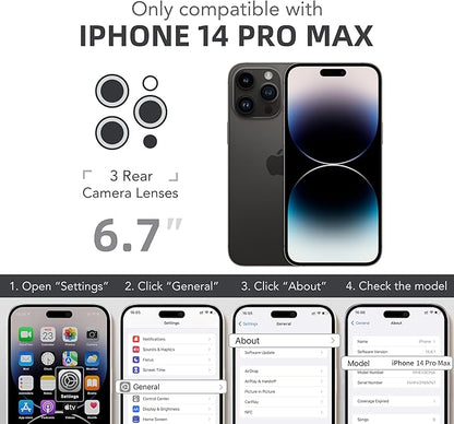 BERFY Magnetic for iPhone 14 Pro Max Case, Compatible with MagSafe, Built-in Privacy Screen Protector and Upgraded Camera Protection,Anti-Spy Full Body Shockproof Phone Case for 14 Pro Max,Desert Gold