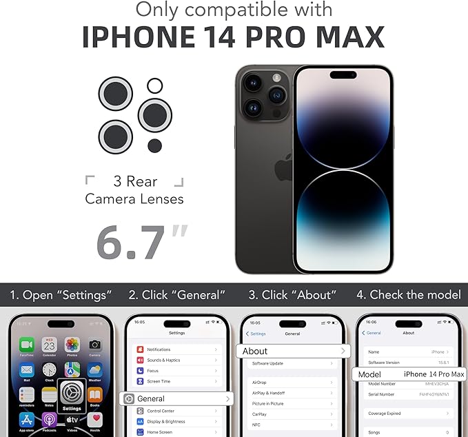 BERFY Magnetic for iPhone 14 Pro Max Case, Compatible with MagSafe,Built-in Privacy Screen Protector and Upgraded Camera Protection,Anti-Spy Full Body Shockproof Phone Case for 14 Pro Max,Matte Black