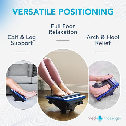 MedMassager Foot & Body Classic Combo | Deep Tissue Massage Therapy Units, at-Home Massager, Dual Speed Motors | Reduces Pain & Improves Blood Circulation | MMF08 & MMB01
