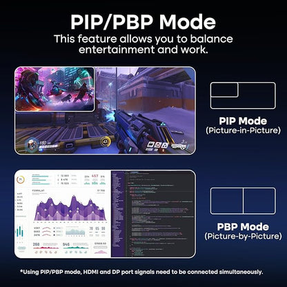 Amzfast 34 Inch 200Hz UltraWide Curved WQHD 3440x1440 Gaming Monitor, 1ms G-SYNC Compatible, 1500R, PIP/PBP, 131% sRGB, 96% DCI-P3, Height Adjustable,TÜV Rheinland, HDMI 2.1 x 2 & DP 1.4 x 1, AMZG34C8