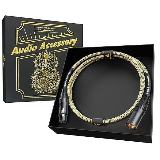 AA AUDIO ACCESSORY Gold Series Star Quad XLR Cables 1.5ft, Neutrik Connectors, 19AWG Microphone Cable, Kevlar-Reinforced Nylon Braided Handmade Mic Cable, 100% Coverage OFC Braid and Al-Foil Shielding