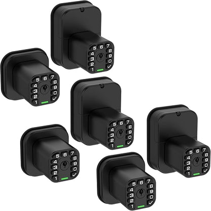 Richelock IU52 Double-Sided Keypad Door Lock, All-Weather, Fully Waterproof Keyless Entry with Dual-Sided Programmable Codes, Same Key Both Sides for Outdoor, Indoor, Gate & Fence