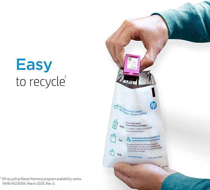 HP Original 952XL Black, Cyan, Magenta, Yellow High-Yield Ink Cartridges (5-Pack) | Works OfficeJet 8702 OfficeJet Pro 7700, 8210, 8700 Series | Eligible for Instant Ink | 6ZA00AN